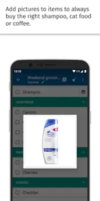 Shopping List android App screenshot 2